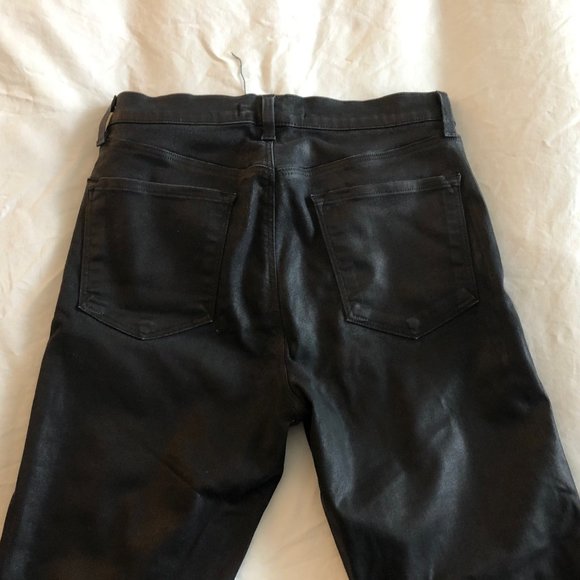 J BRAND Maria Coated High-Rise Skinny Jean - Picture 4 of 5